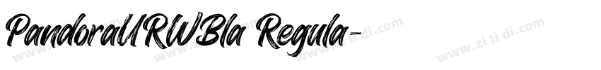 PandoraURWBla Regula字体转换